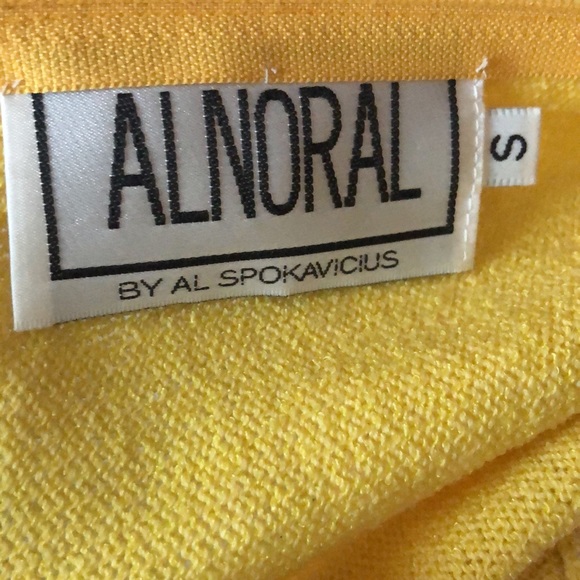 Vintage 1980’s Alnoral By Al Spokavicius Wool Blend Knit Dress in Size Small - Picture 8 of 9